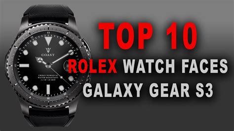 free watch faces for gear s3 that look like rolex|samsung gear s3 custom Rolex.